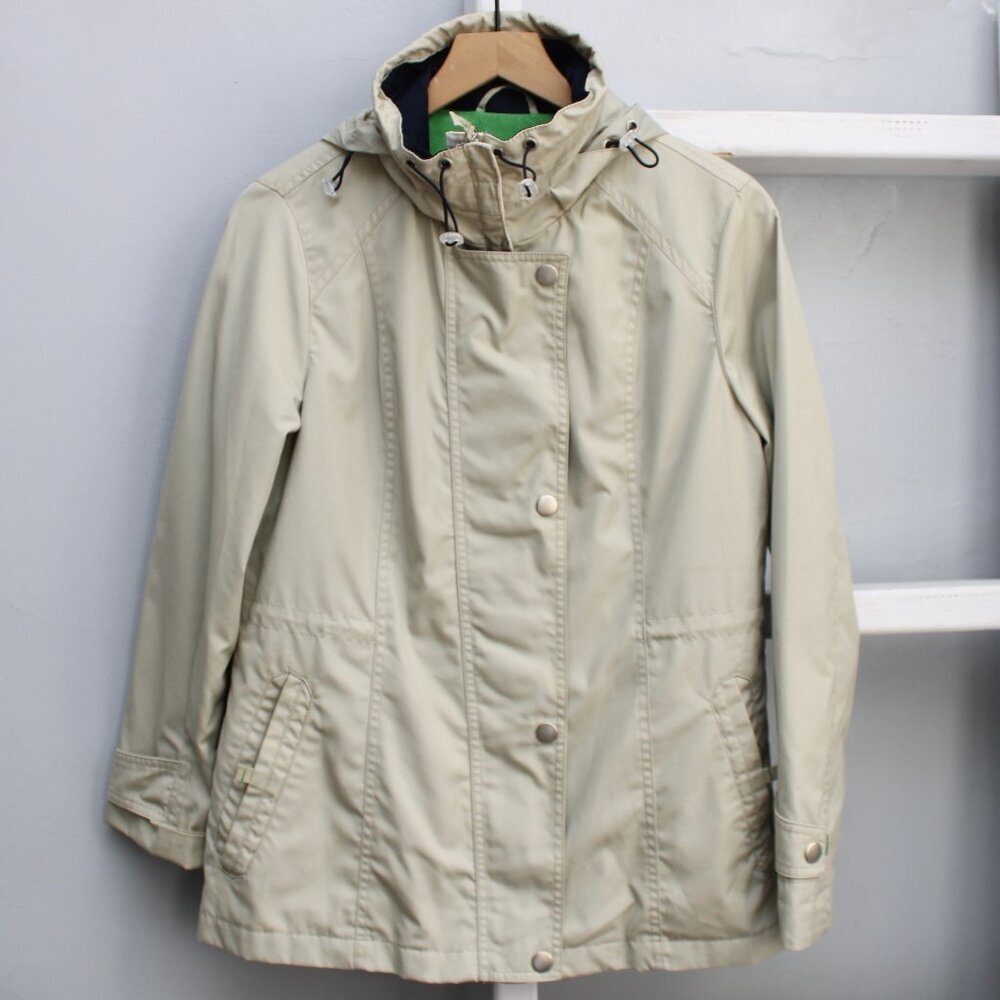 Classic Elements VTG Y2K Tan Khaki Utility Weather Resistant Jackets Size Small
